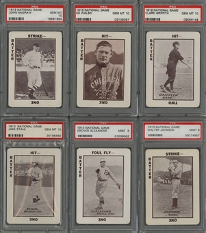 1913 WG5 National Game Near Set (52/54) Including PSA GEM MT 10 Examples! - #4 on the PSA Set Registry!